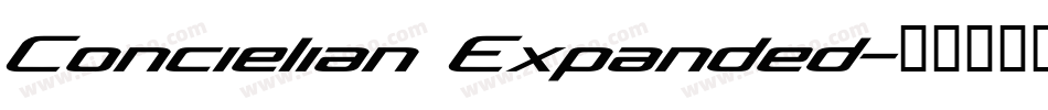 Concielian Expanded字体转换